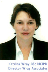 Katrina Wray - Director of the Wray Associates training consultancy.   e-mail: ask@wrayassociates.co.uk